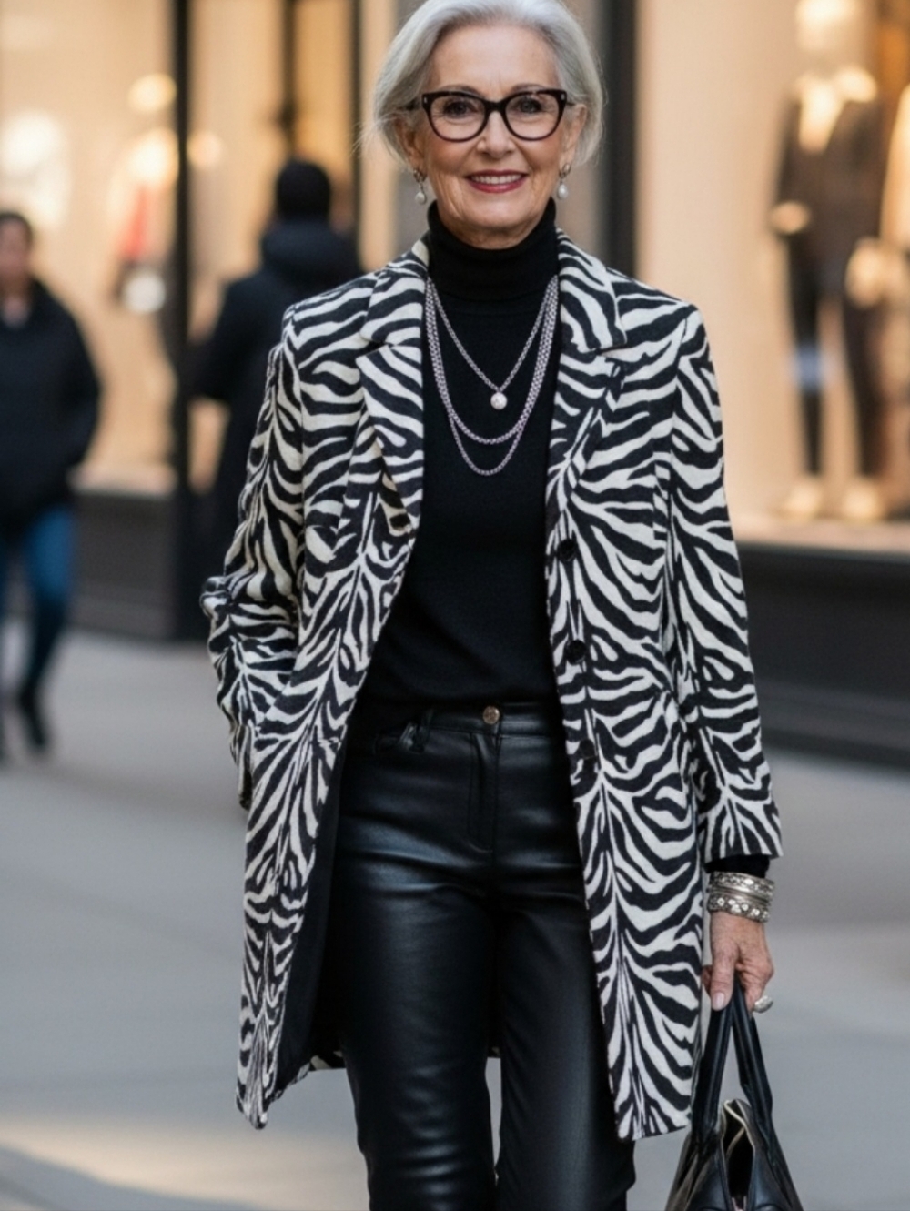 INC ladies print jacket